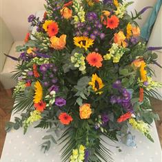 Sunflower casket